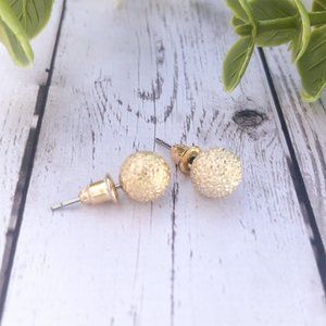 Golden Stud Earrings- NEW!